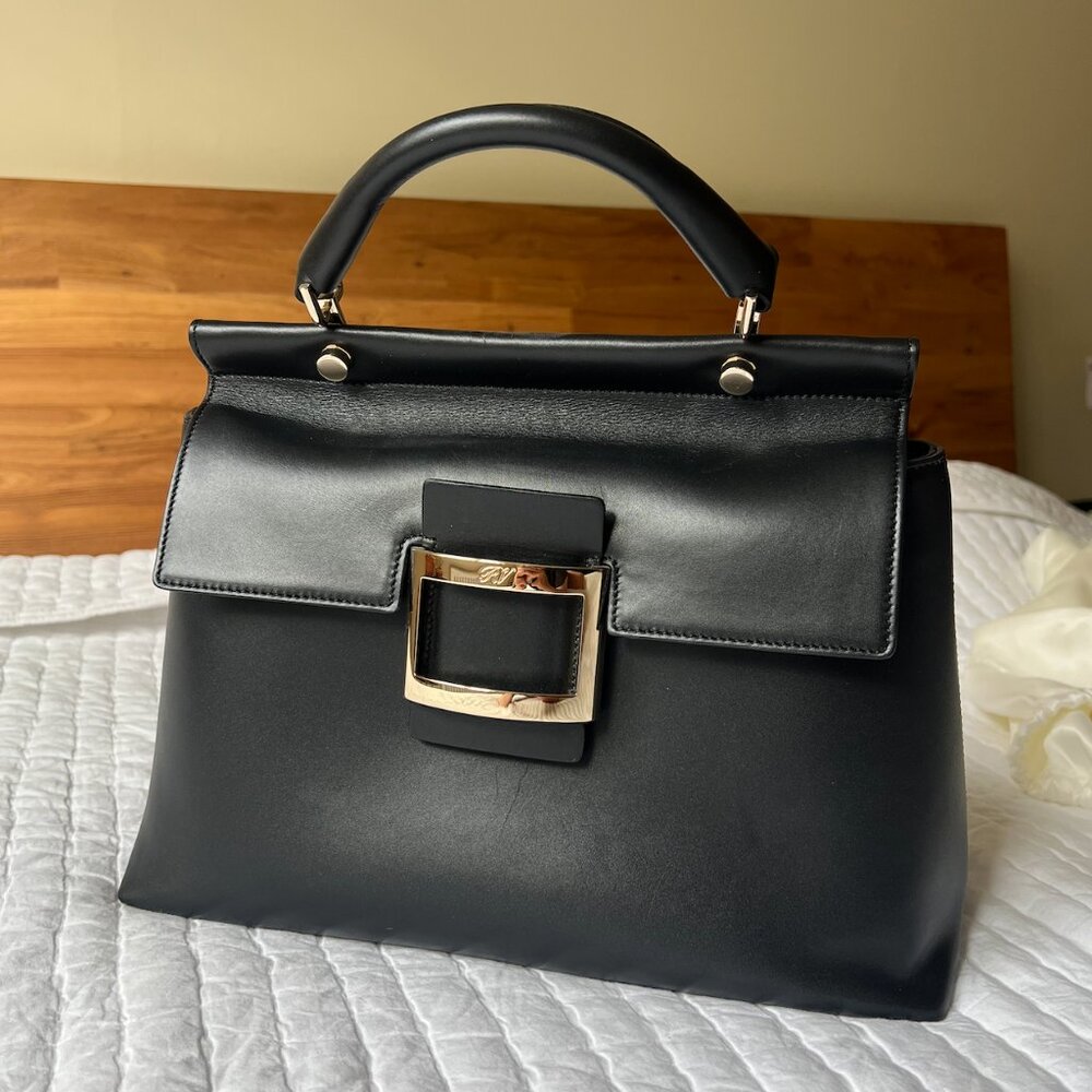 Viv' Cabas Bag in leather